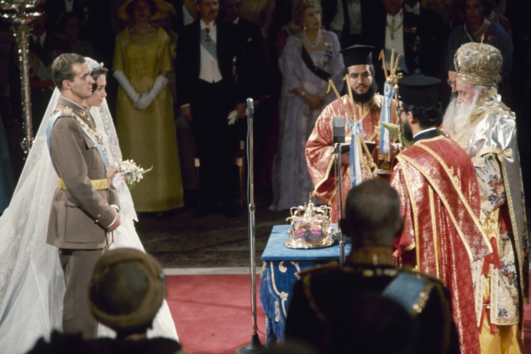 14 мая 1962 года Хуан Карлос женился на принцессе Софии Греческой, старшей дочери короля Греции Павла I. Свадьба прошла в Афинах.