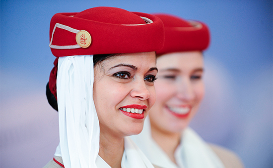 Стюардессы авиакомпании&nbsp;Emirates


