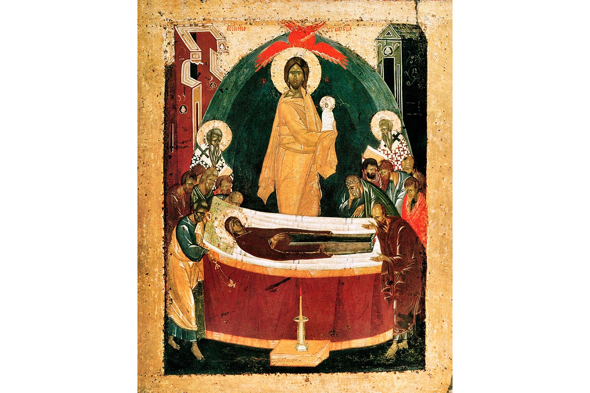 Икона Феофана Грека «Успение Пресвятой Богородицы» (1392)