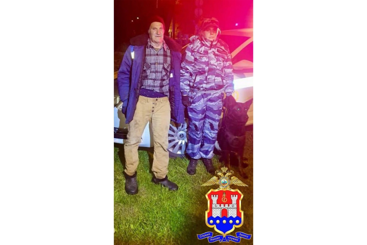 В Калининградской области собака нашла заблудившегося в лесу пенсионера