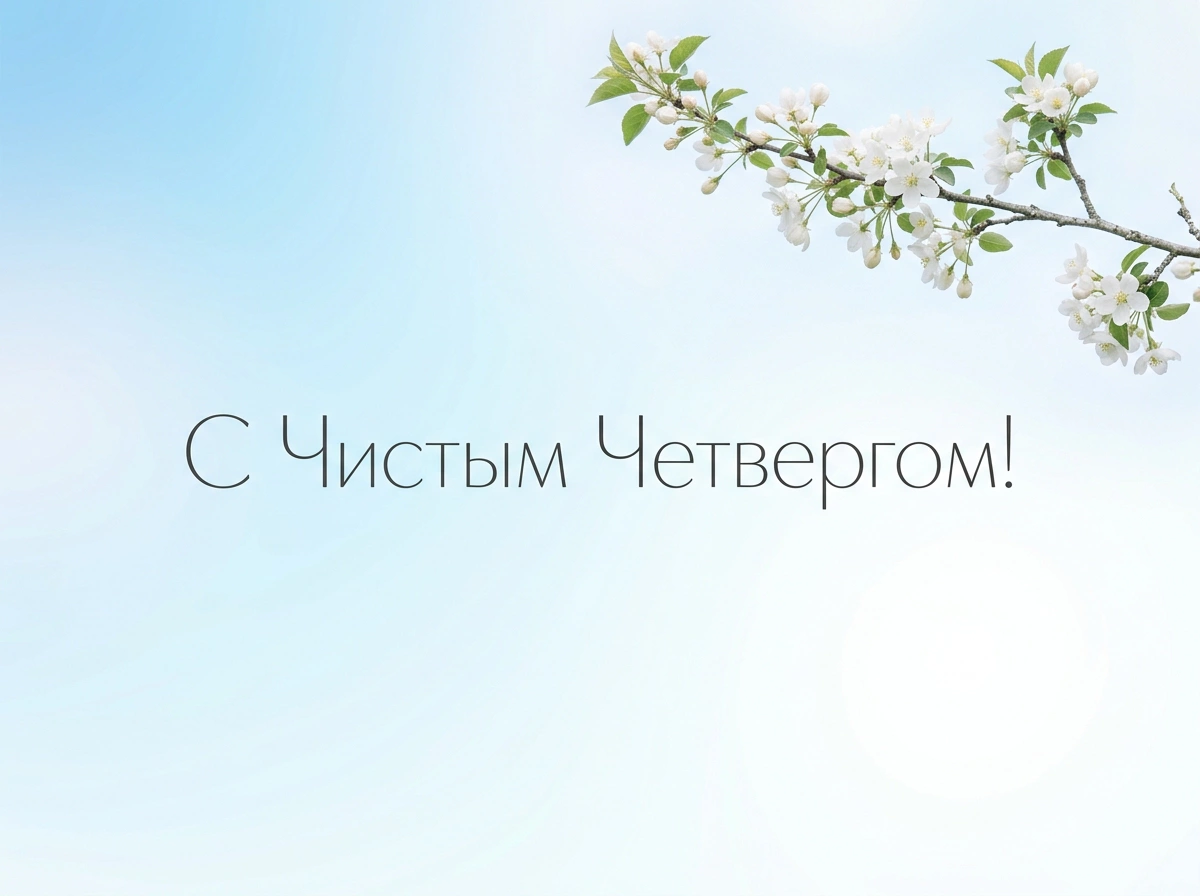Открытки на Чистый четверг. 10 картинок с традиционными поздравлениями