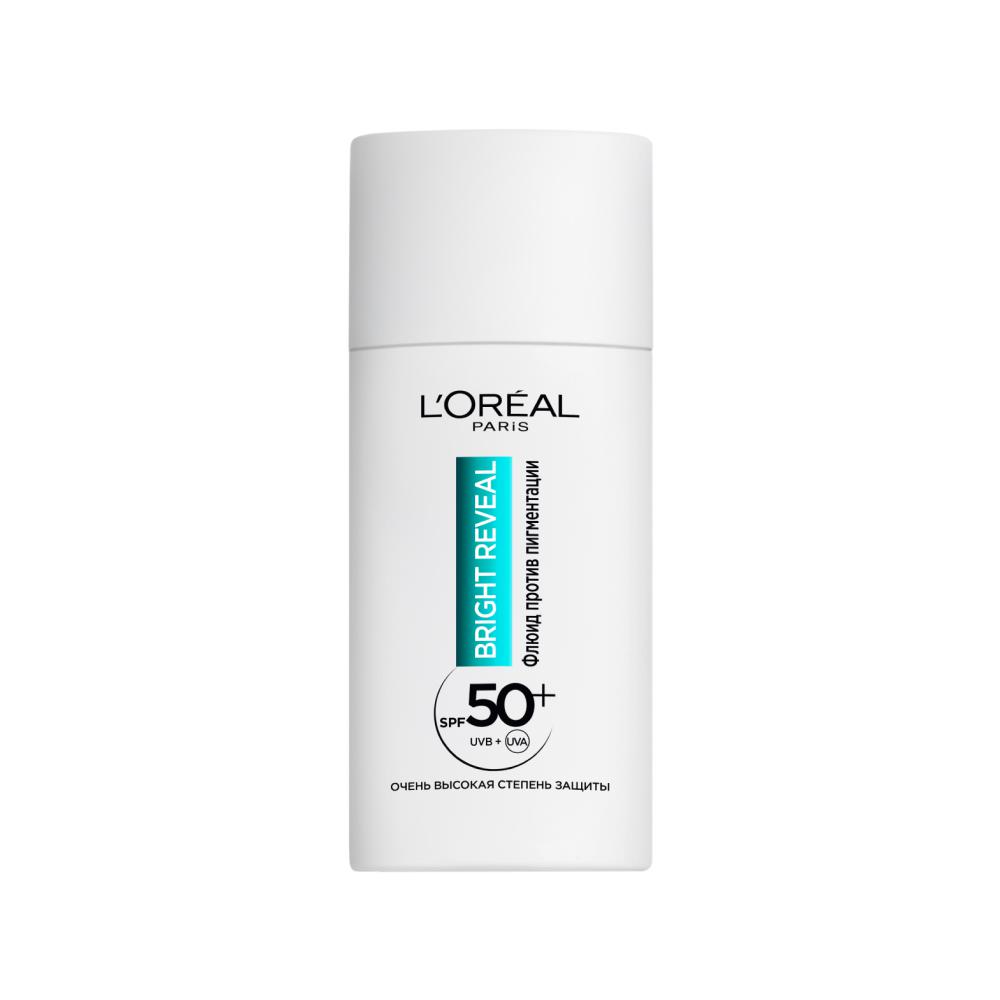 Дневной флюид Bright Reveal SPF50+ от L&rsquo;Or&eacute;al Paris, 1385 руб. (&laquo;Золотое яблоко&raquo;)