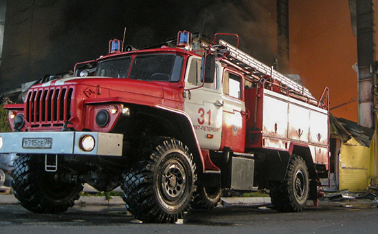 Пожарная машина, август 2015 года