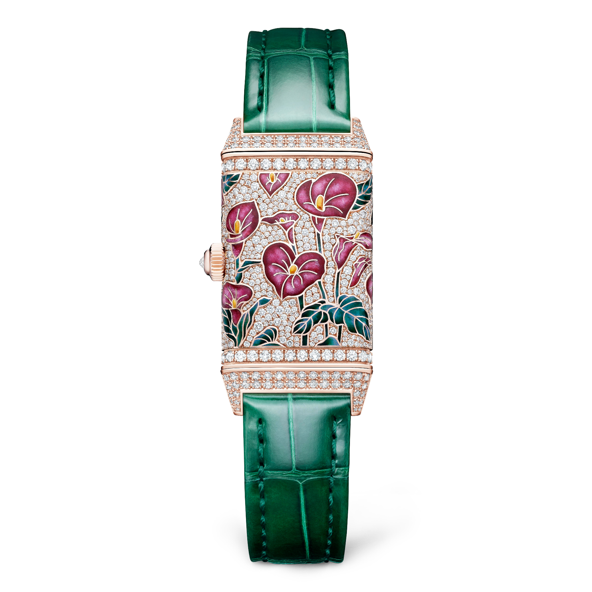 Часы Reverso One Precious Flowers Pink Arums, Jaeger-LeCoultre