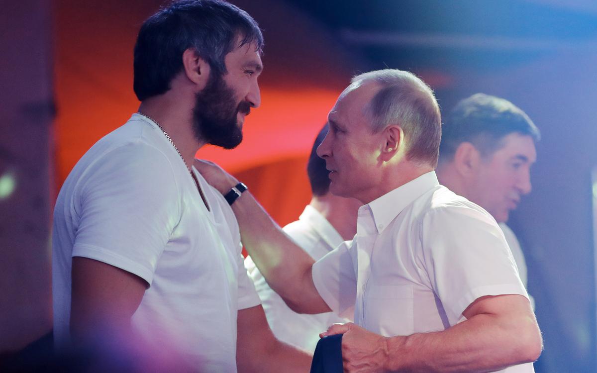 Александр Овечкин и Владимир Путин, 2017 год