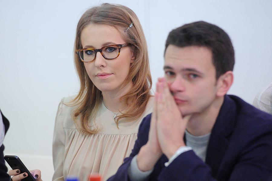 Ксения Собчак и Илья Яшин, 2012 год