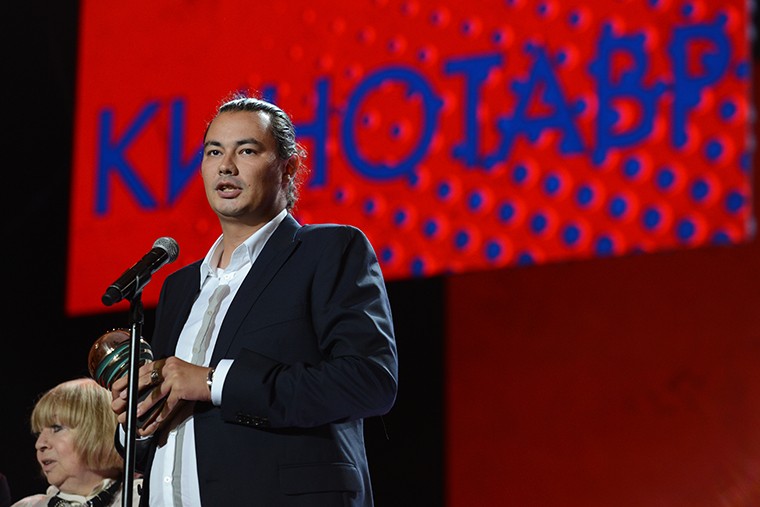Режиссер Жора Крыжовников, получивший награду в номинации "Короткий метр".