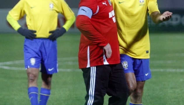 Кадыров забил два мяча легендарной сборной Бразилии