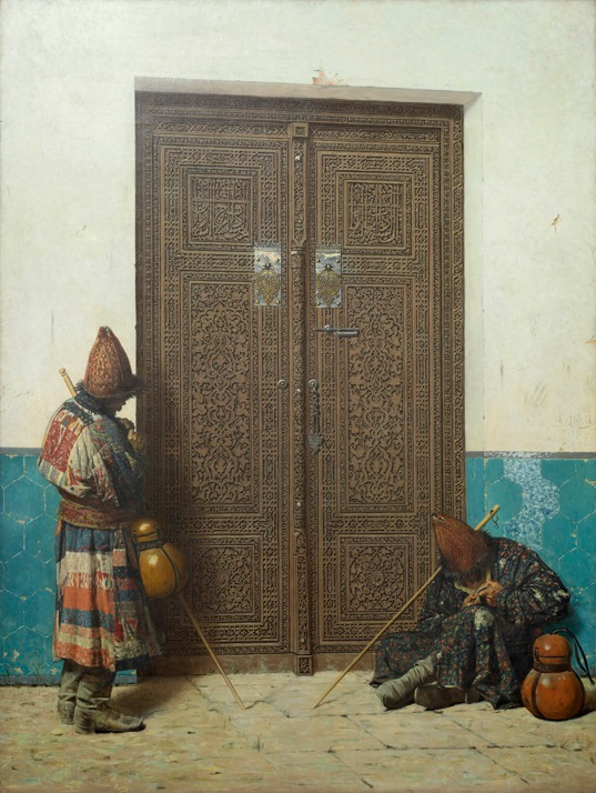 &laquo;У дверей мечети&raquo;. 1873