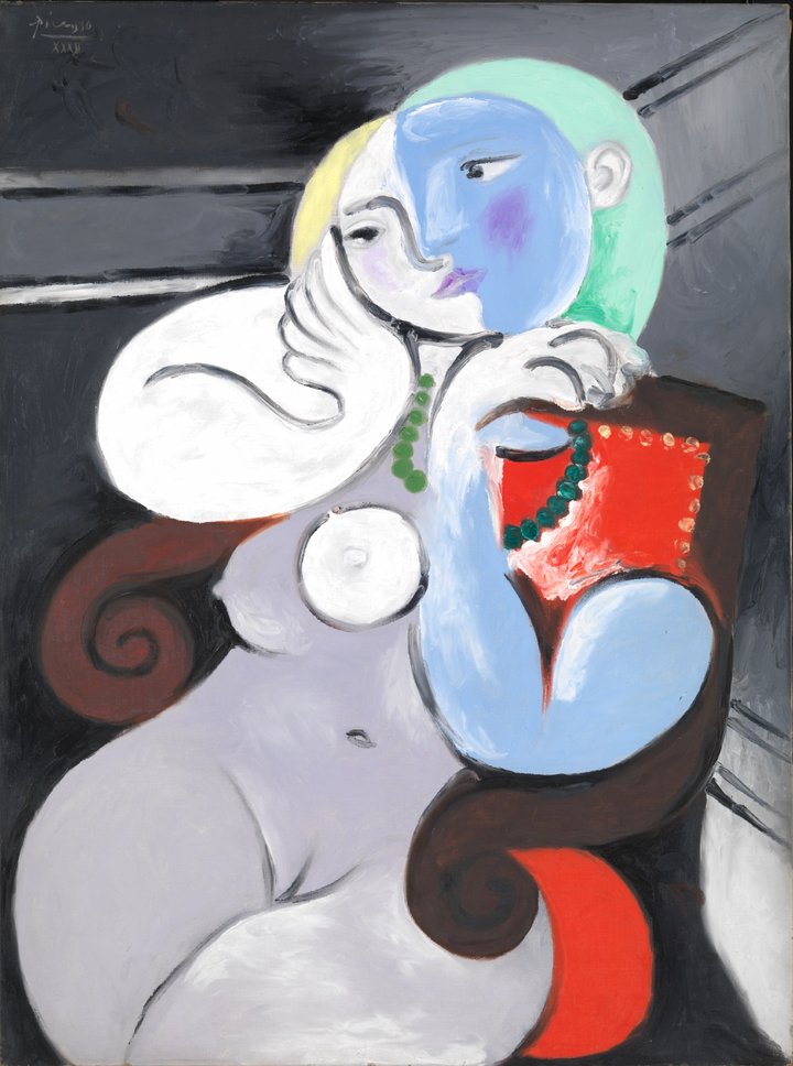 Пабло Пикассо. Nude Woman in a Red Armchair (Femme nue dans un fauteuil rouge). 1932