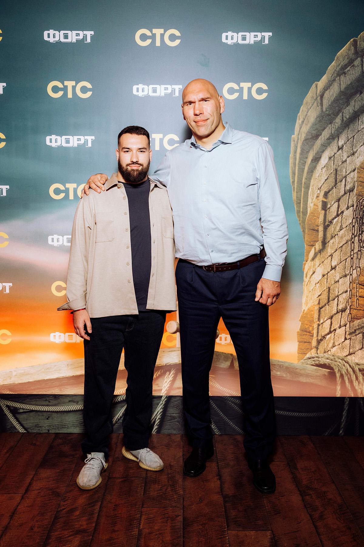 Николай Валуев с сыном Григорием