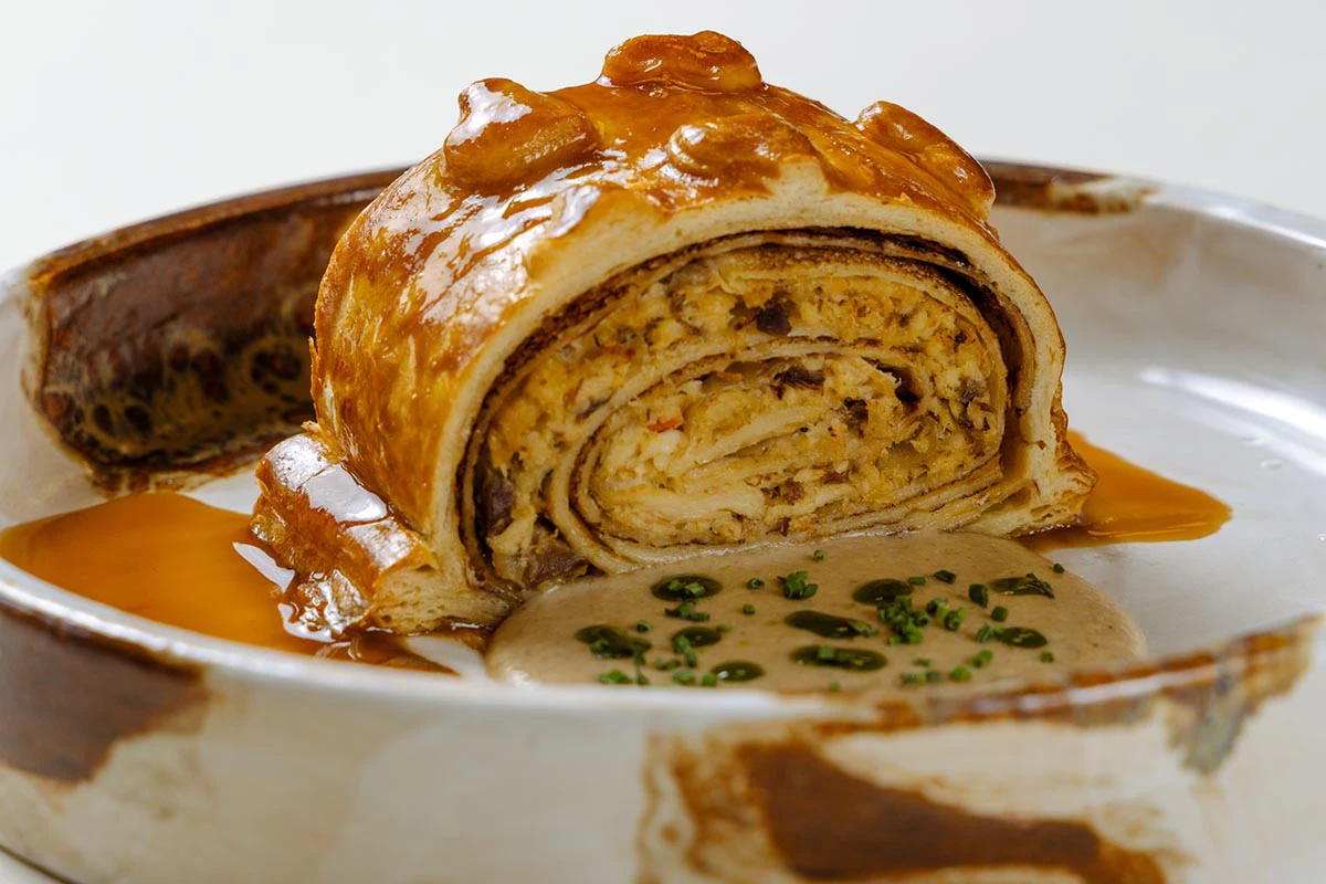 Пирог-рассольник с петухом