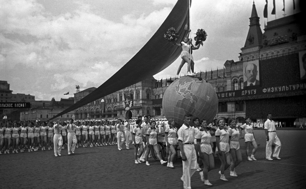 Физкультурный парад на Красной площади