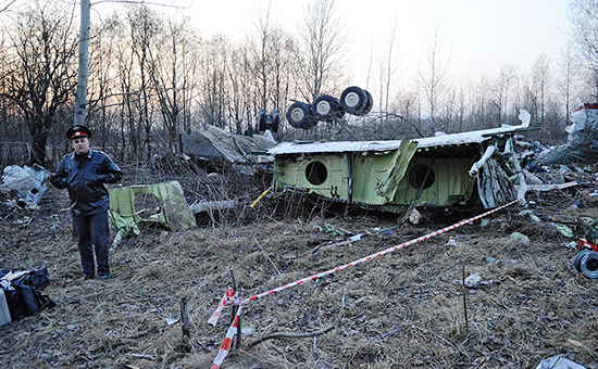 Обломки самолета Ту-154, 2010 год