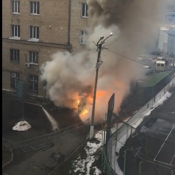 Взрыв в студенческой поликлинике в Челябинске. Видео