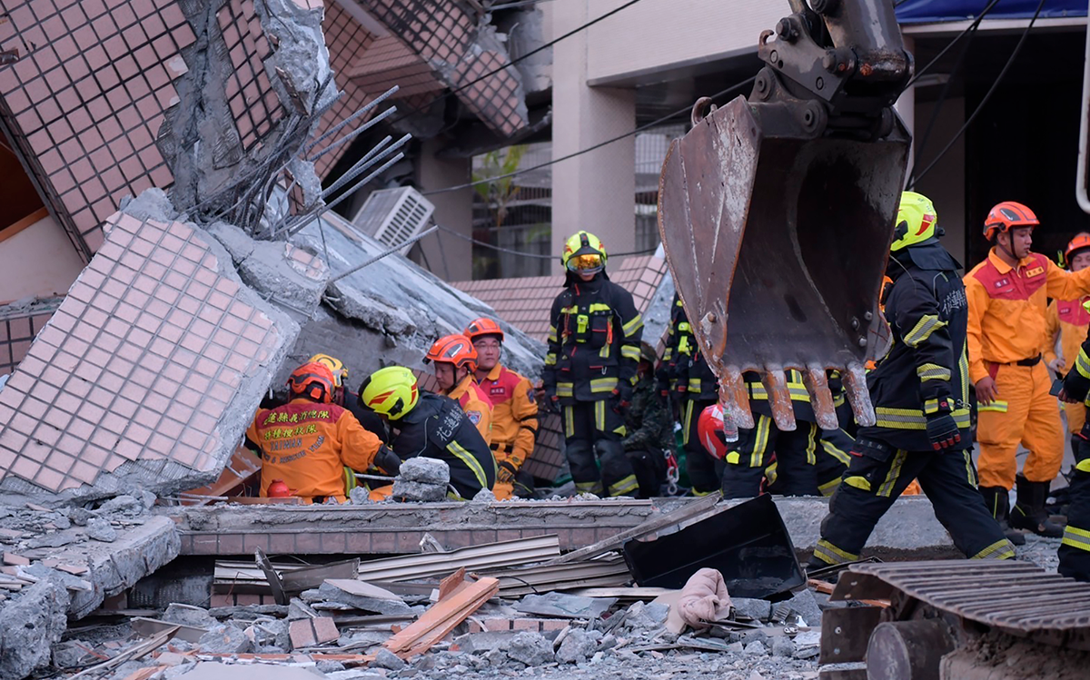 На Тайване произошло второе за два дня землетрясение