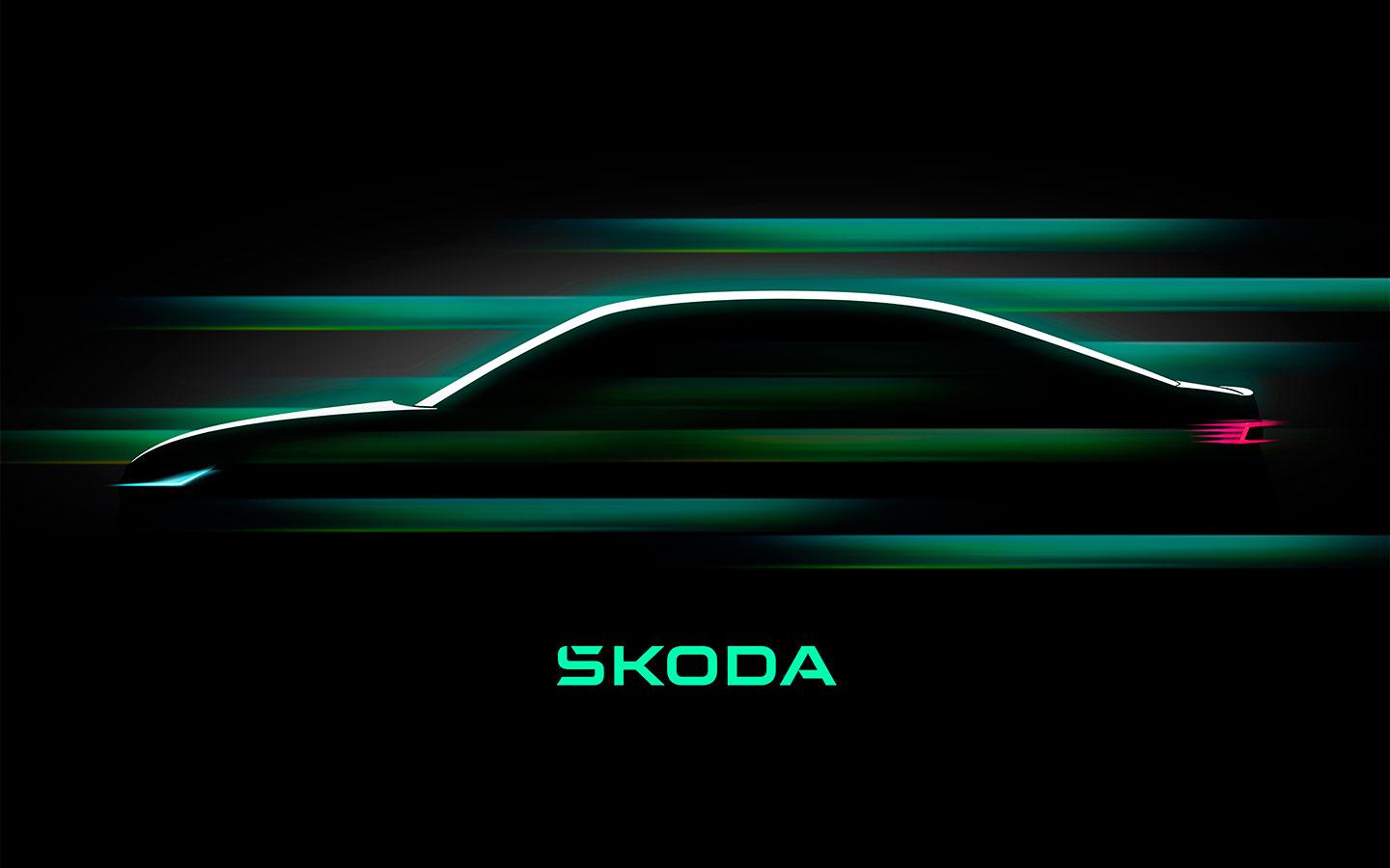 Skoda представила тизеры новой генерации Superb и кроссовера Kodiaq