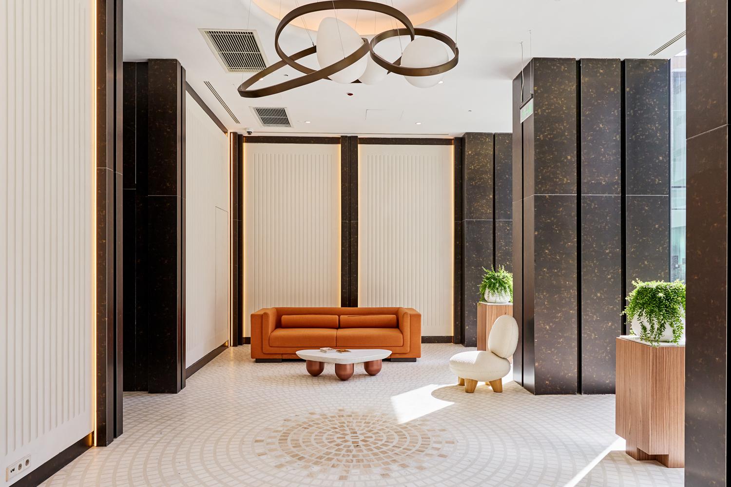 Лобби жилого комплекса Symphony 34