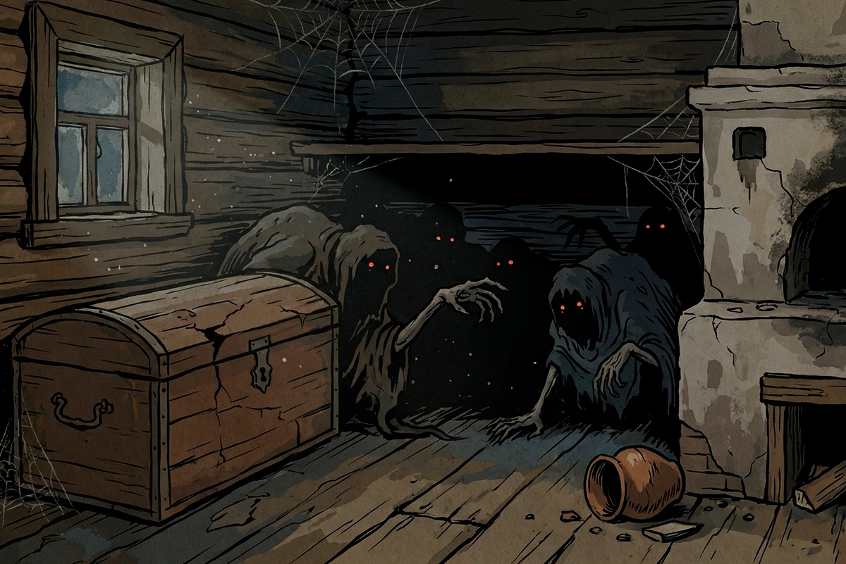 Духи бедности, несчастья и разорения, изгнать которых было очень сложно