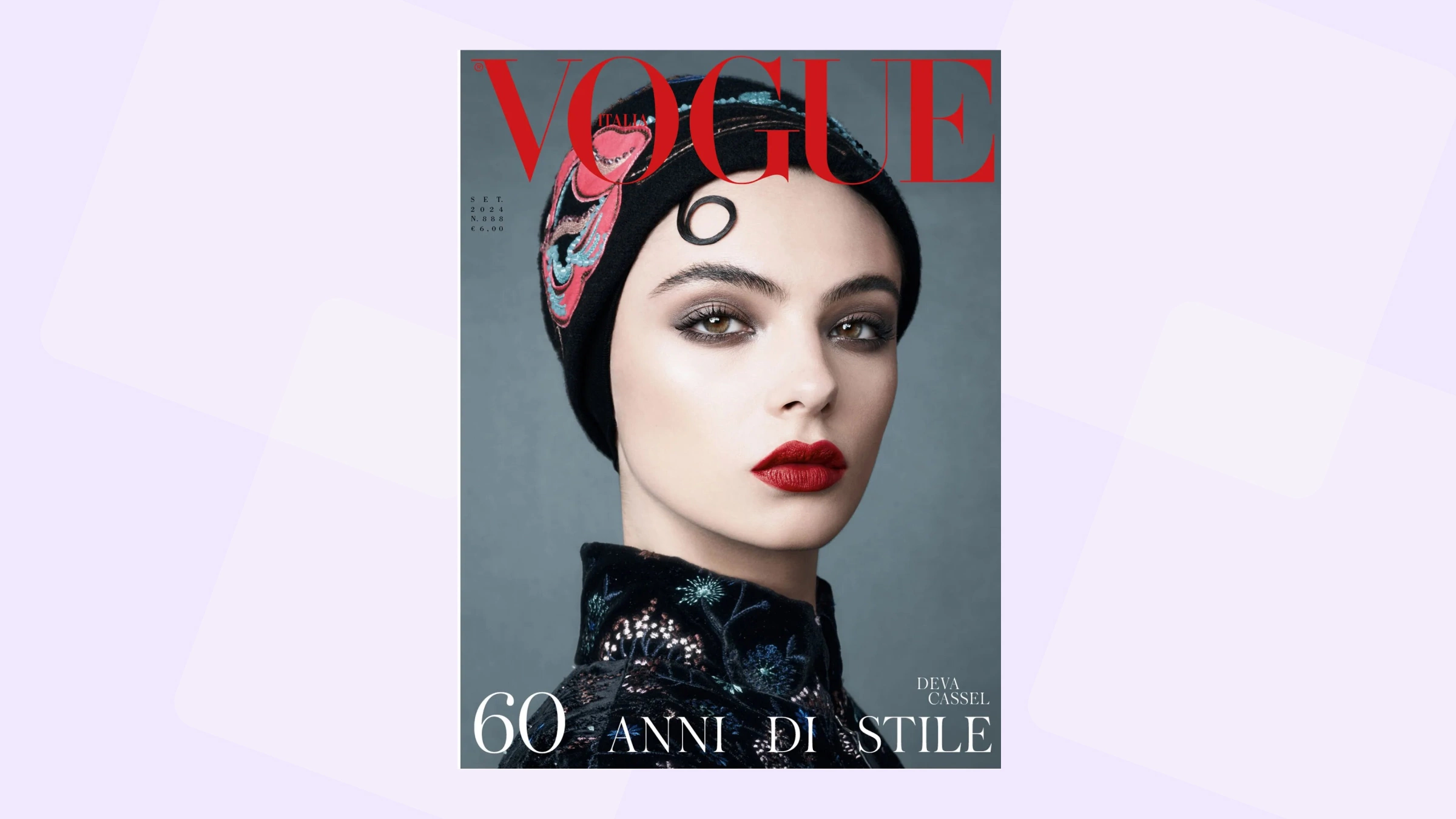 Дева Кассель на обложке итальянского Vogue