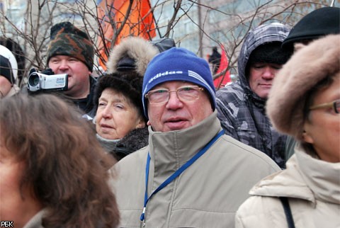 Митинг на проспекте Сахарова в лицах