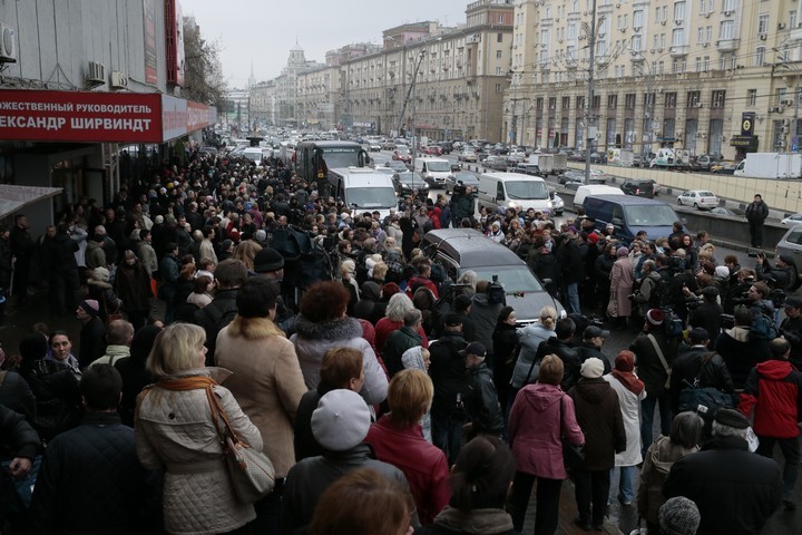 Церемония прощания с Ольгой Аросевой