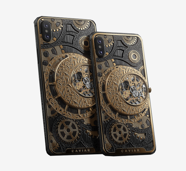 Смартфон iPhone XS с открытым механизмом Caviar Grand Complications Skeleton, 454 000 руб.