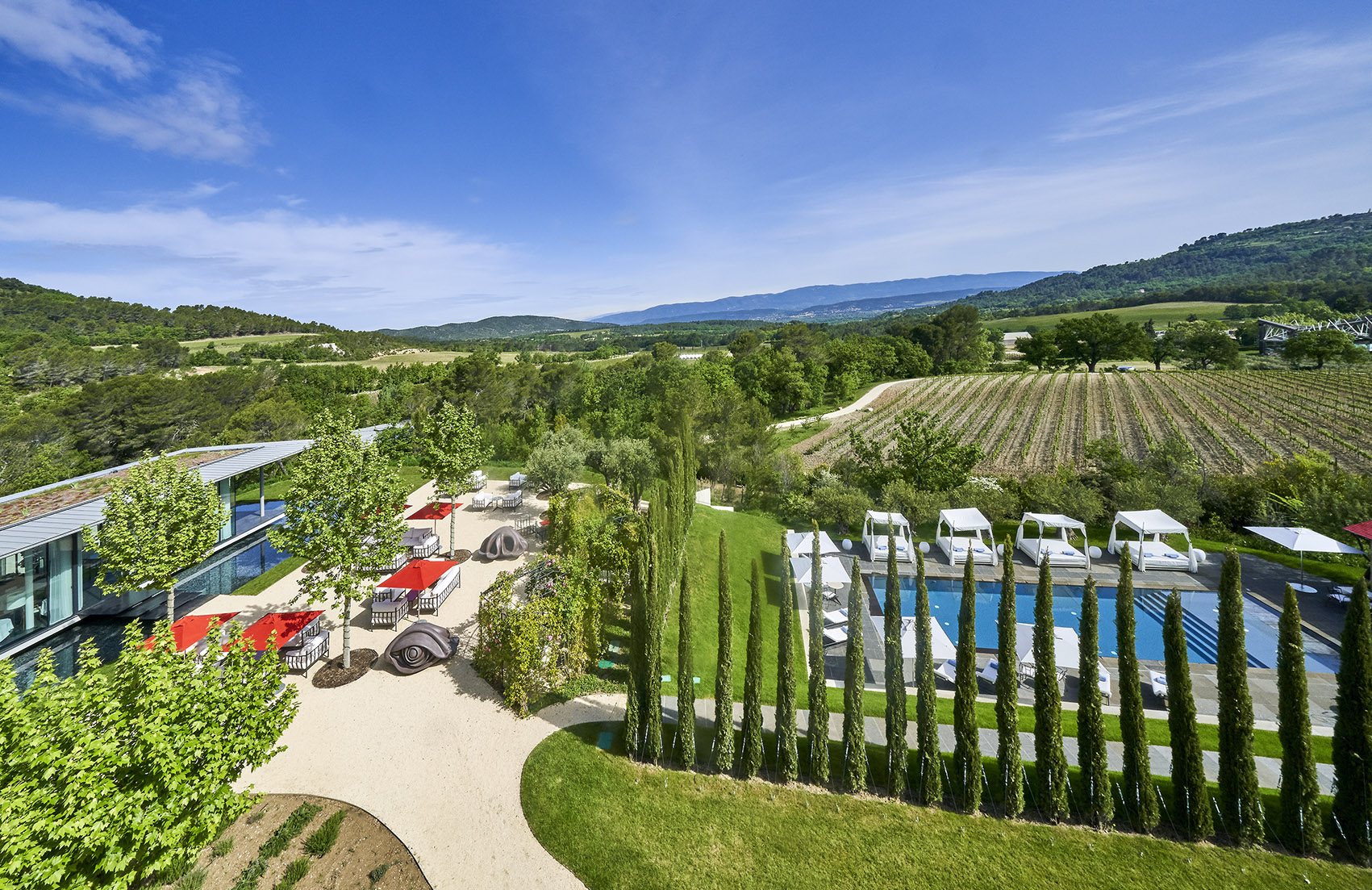 Виноградники в отеле Villa la Coste