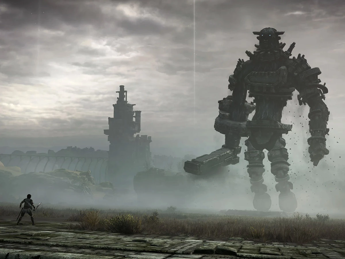 <p>Кадр из игры Shadow of the Colossus</p>