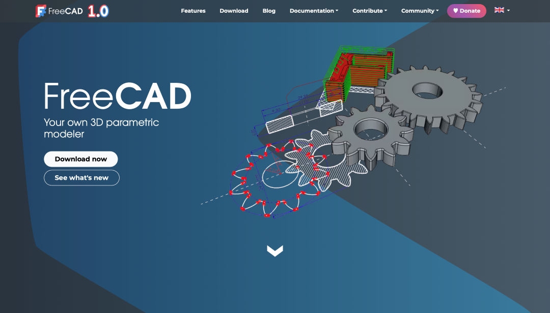 Интерфейс FreeCAD