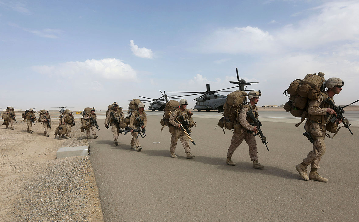 Американские солдаты в Афганистане. 2014 год


