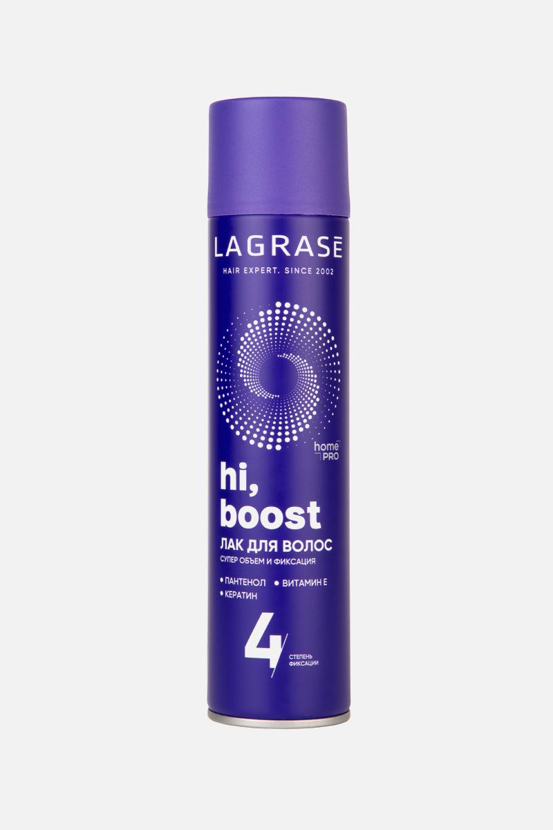 Лак для волос Hi, boost для надежной фиксации, Lagrase, 289 руб. (Wildberries)
