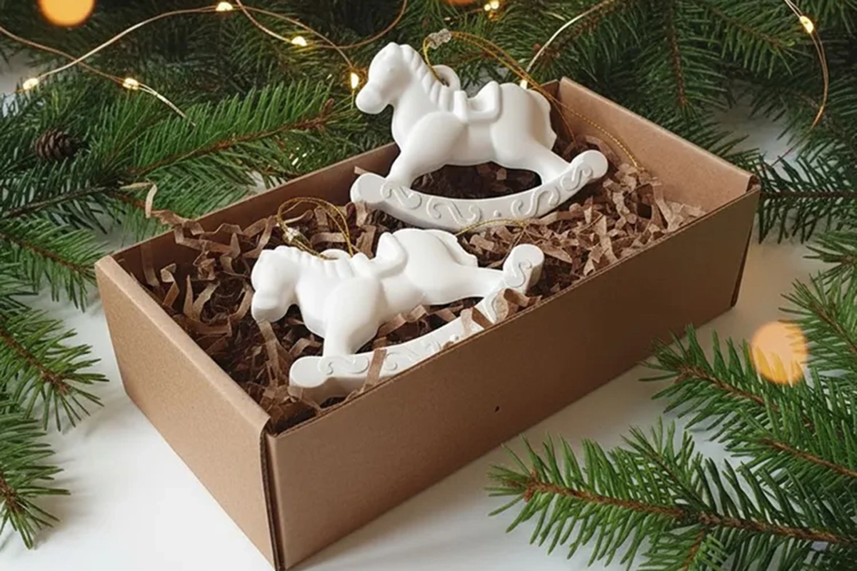 Гипсовые лошадки ручной работы