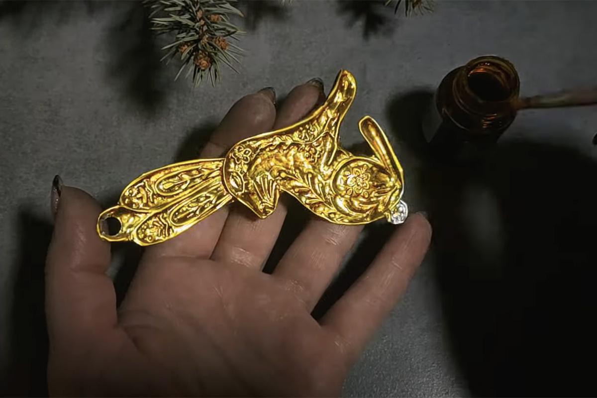 Как сделать новогоднюю гирлянду из фольги