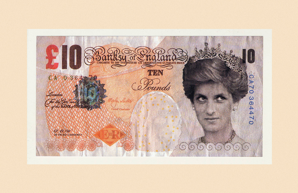 Бэнкси подарил Британскому музею фальшивую банкноту