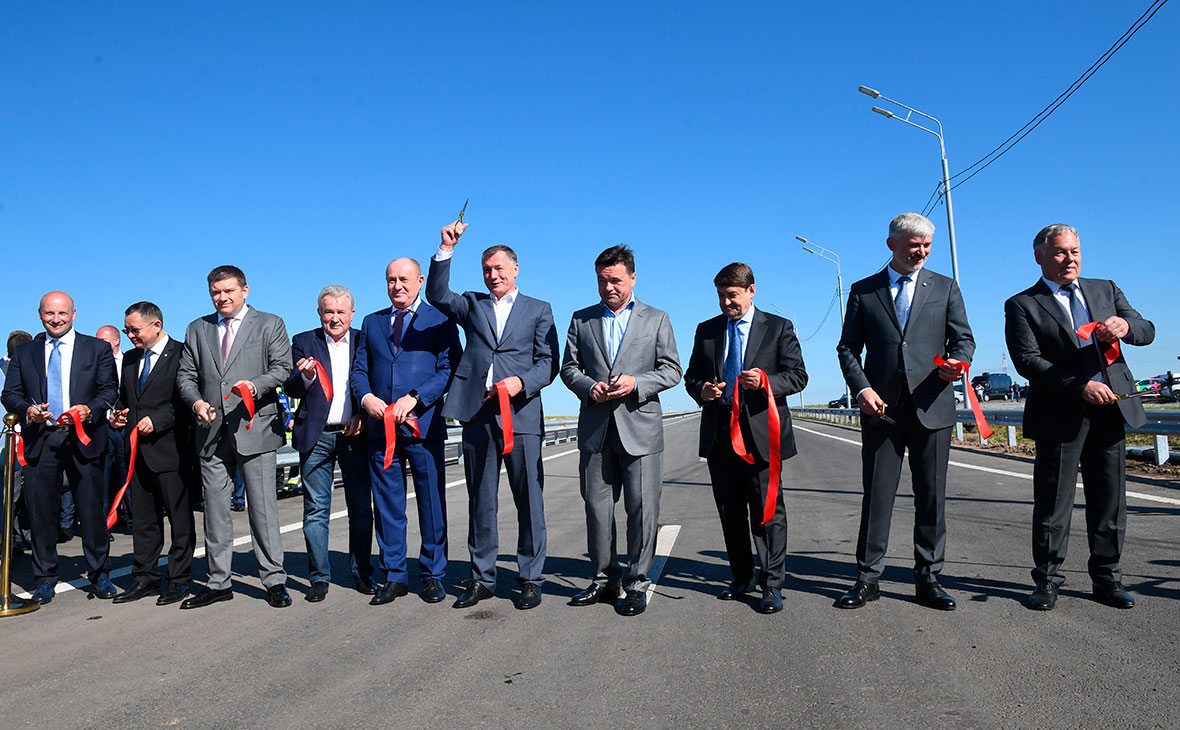 Церемония открытия участка Центральной кольцевой автодороги от Можайского до Новорижского шоссе