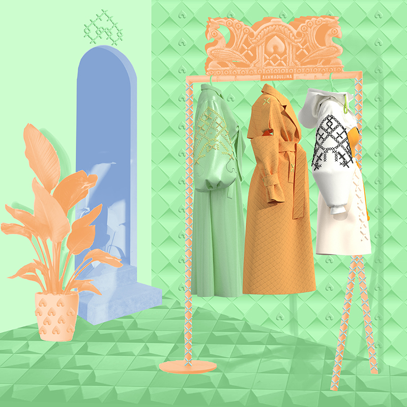 Виртуальная коллекция одежды от&nbsp;Alena Akhmadullina