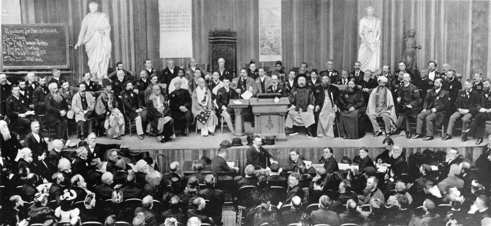 Всемирный парламент религий в Чикаго, 21 сентября 1893 г.