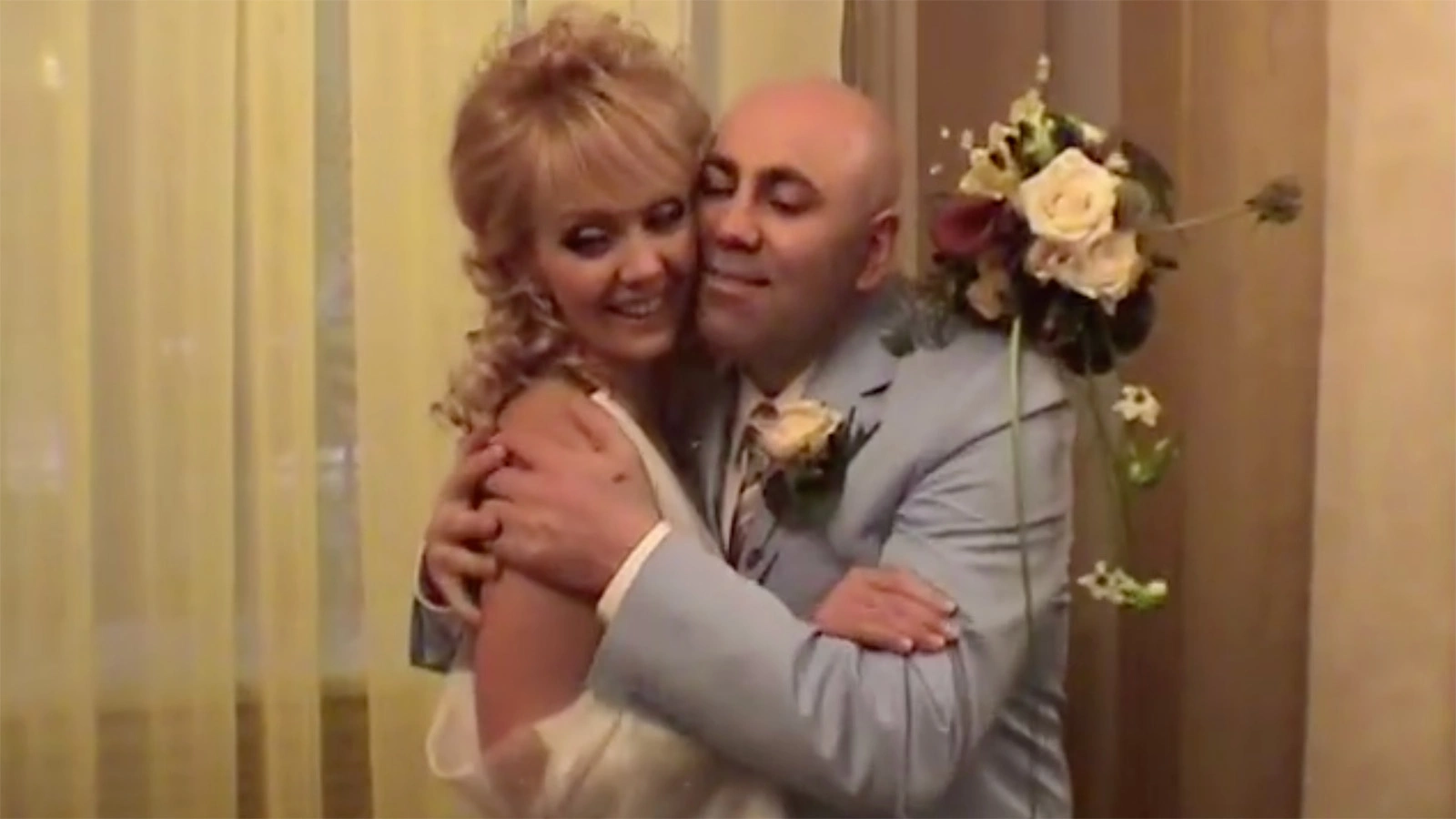 <p>Валерия и Иосиф Пригожин в день бракосочетания в 2004 году</p>