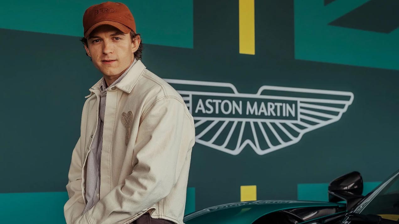 Бренд безалкогольного пива Тома Холланда стал партнером Aston Martin