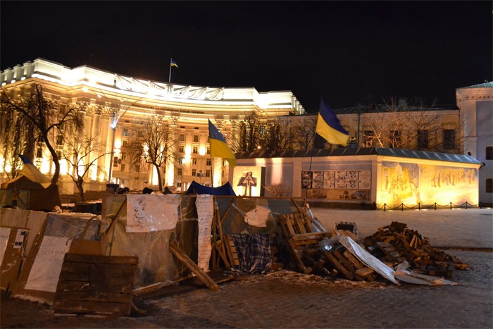 Уик-энд на баррикадах: репортаж из мятежного Киева 