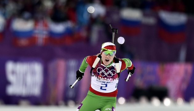 Очередной триумф белорусской спортсменки Дарьи Домрачевой - на этот раз в масс-старте.
