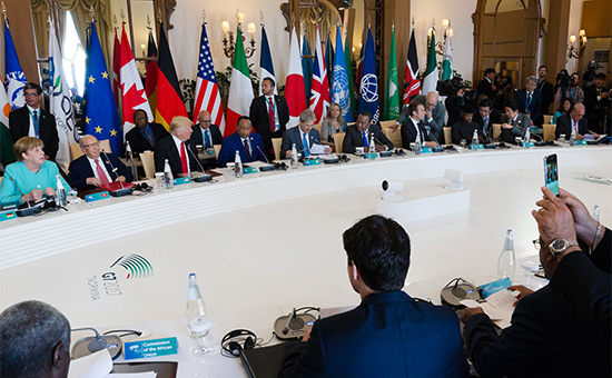 Заседание в рамках&nbsp;саммита лидеров стран G7


