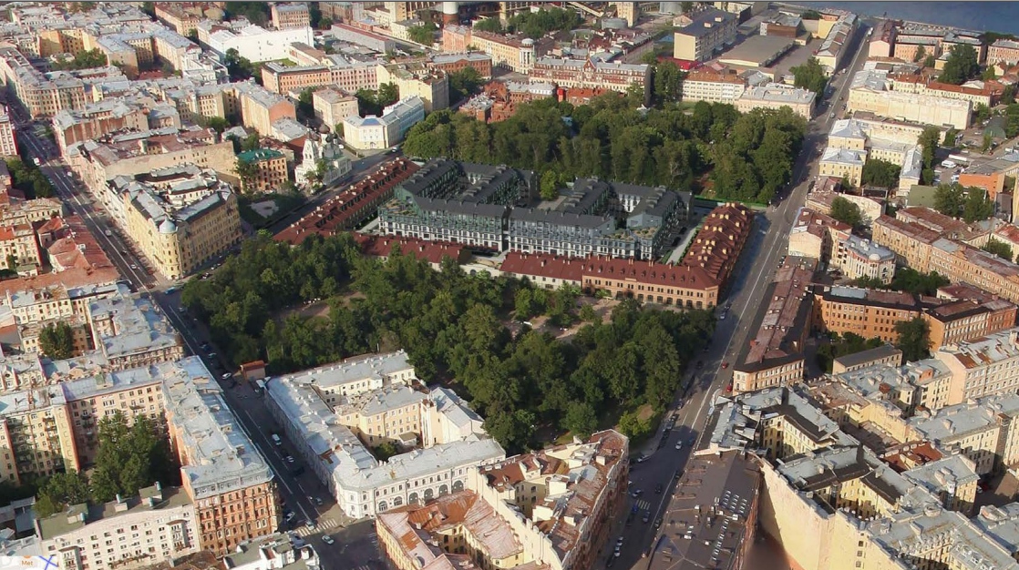 Исторический квартал в центре Петербурга застроят элитным жильём. Фото