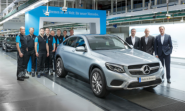 Mercedes-Benz приступил производству GLC Coupe 