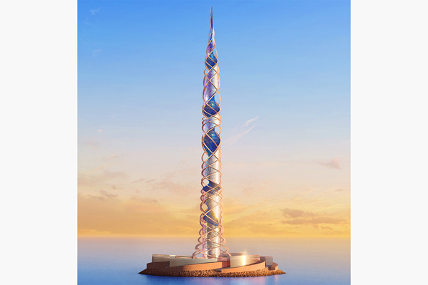 Фото: Эскиз небоскреба «Лахта-2» (Фото: «Газпром»)