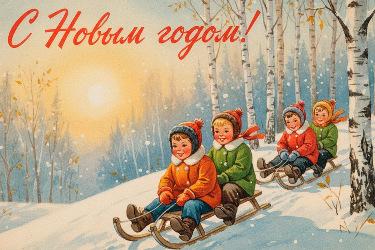 Открытки с Новым годом-2026: 15 красивых и оригинальных вариантов