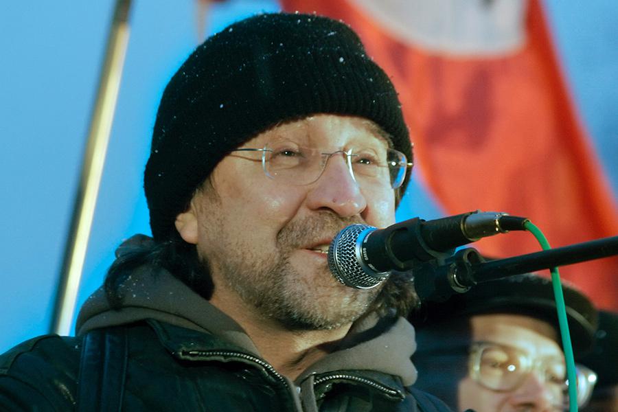 Юрий Шевчук на «Марше несогласных», 2008 год