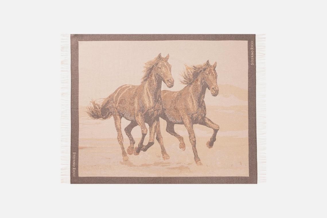 Кашемировый плед Cavalli, Stefano Ricci, 356 500 руб. (tsum.ru)