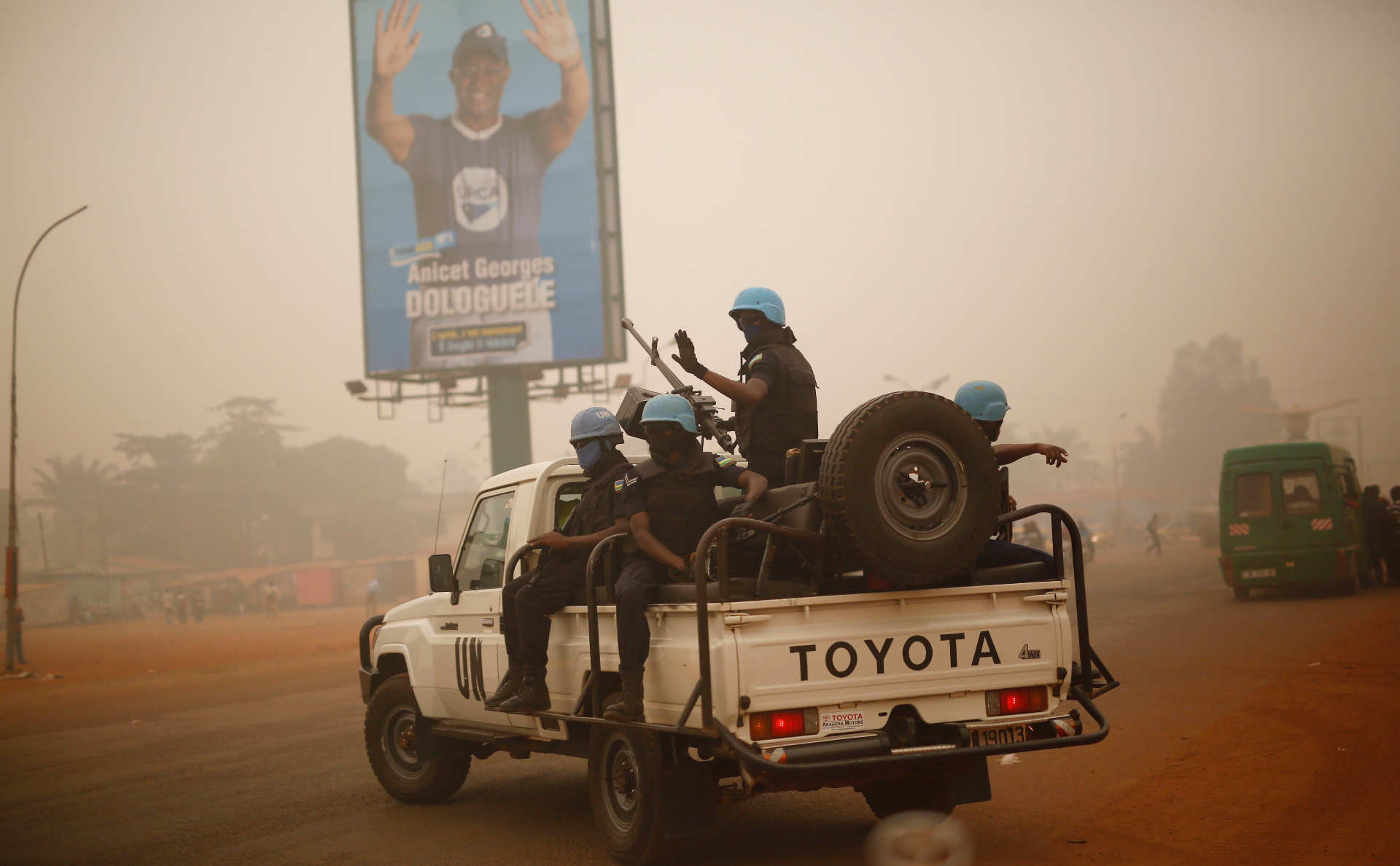 Силы ООН из Руанды патрулируют улицы столицы ЦАР&nbsp; Банги
